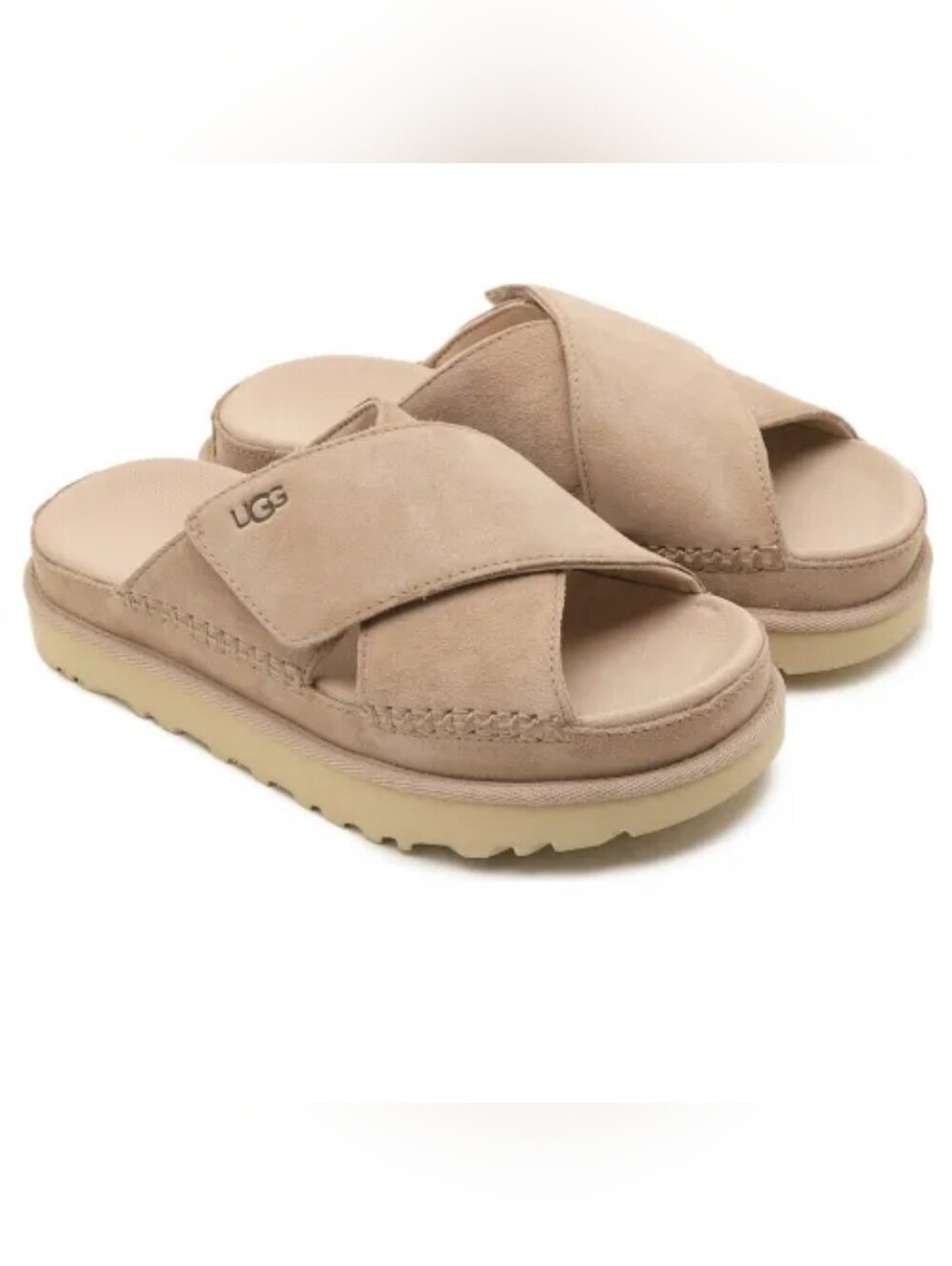 UGG Goldenstar Cross Slides